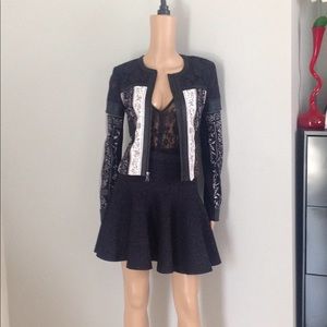 Ronny Kobo Small new skirt black stretchy